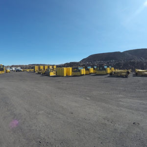 Global relocation project of Komatsu 830E, cabs and grid boxes