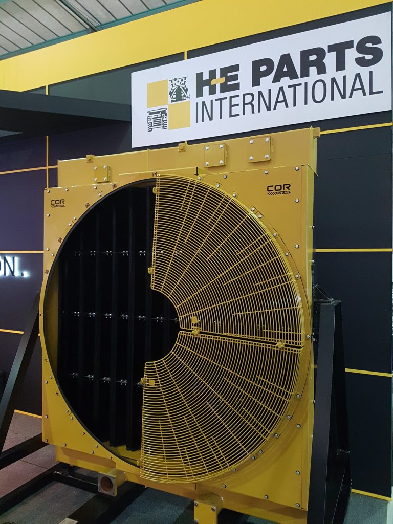 COR Cooling Radiator display at Electra Mining Africa 2018