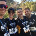 H-E parts international team taking part in Chevron City to surf