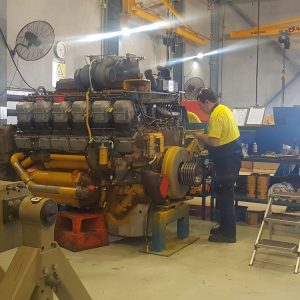 engine remanufacturing being complete by H-E Parts qualified tradesman