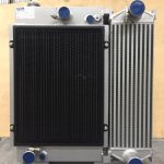 COR Cooling radiator with sandblast screen H-E Parts