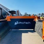 Protech wear products fitted to TLO chute to increase life