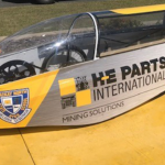 H-E Parts wrapped human powered vehicle (HPV)