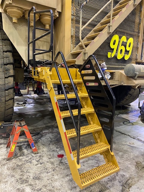 Logan Ladder fitted to haul truck